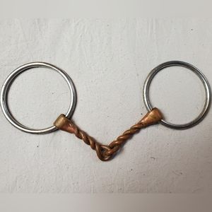 Twisted Copper Loose Ring Bit